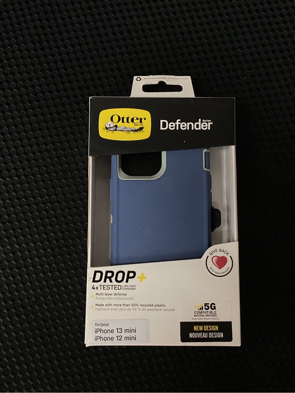 OtterBox Defender Series Blue Protective Case for iPhone 13 mini / 12 mini